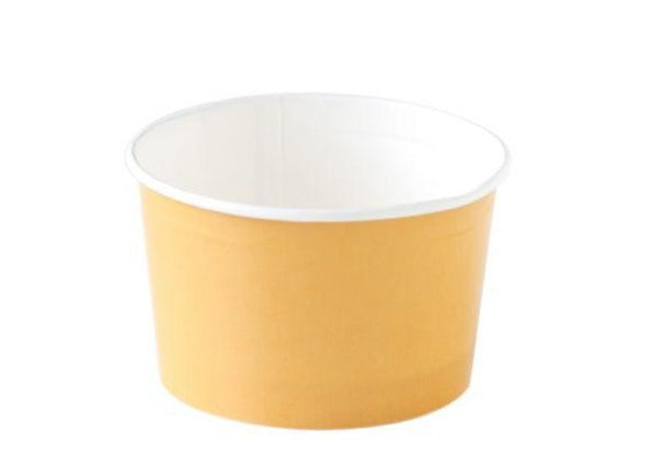 Paper Gelato Cups 7.8oz (Blue, White or Orange) - Gelato Paradise